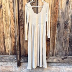 a new day Cream Long Sleeve Dress